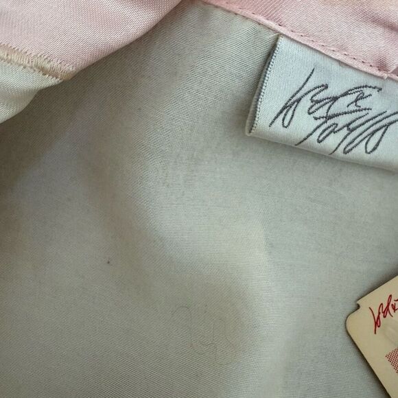 NWT NOS Vintage 80s Lord & Taylor Satin Nightshirt M - Picture 8 of 8